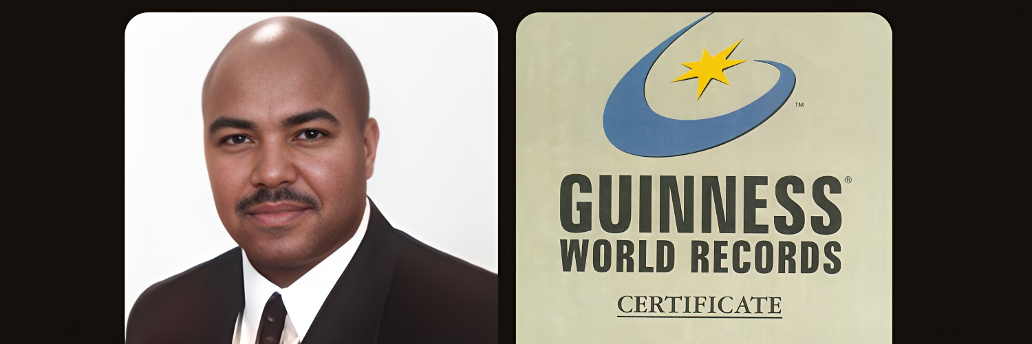 Timothy E. Parker with Guinness World Records Certificate